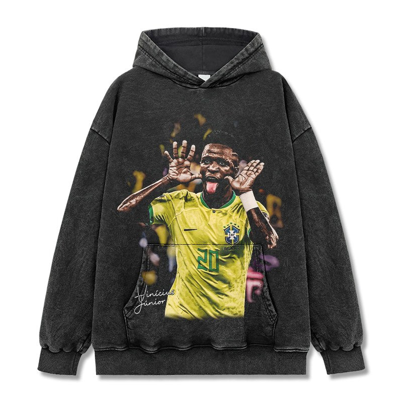 VINICIUS JR VINTAGE HOODIE · GOLDEN BOOT