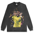 VINICIUS JR LONG SLEEVE – שחור שטוף
