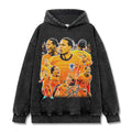 VIRGIL VAN DIJK VINTAGE HOODIE – שחור שטוף