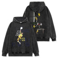 VOZINHA VINTAGE HOODIE – שחור שטוף
