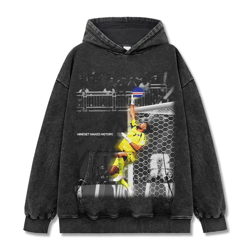 VOZINHA VINTAGE HOODIE – שחור שטוף