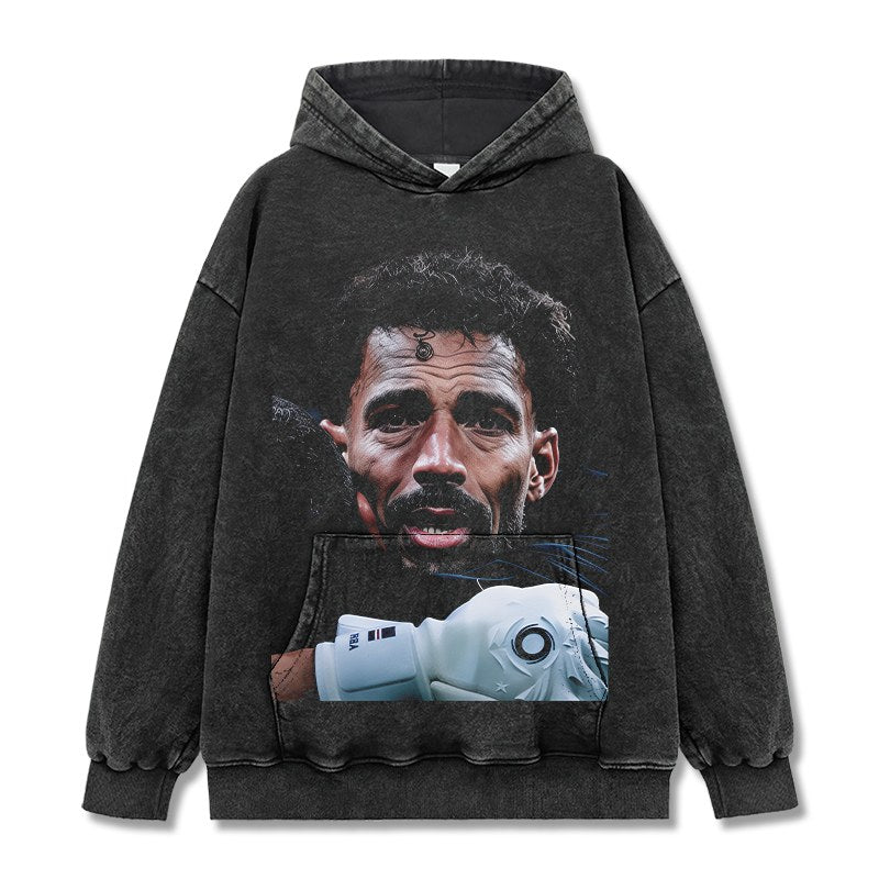 VOZINHA VINTAGE HOODIE – שחור שטוף