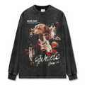 DWYANE WADE LONG SLEEVE – שחור שטוף