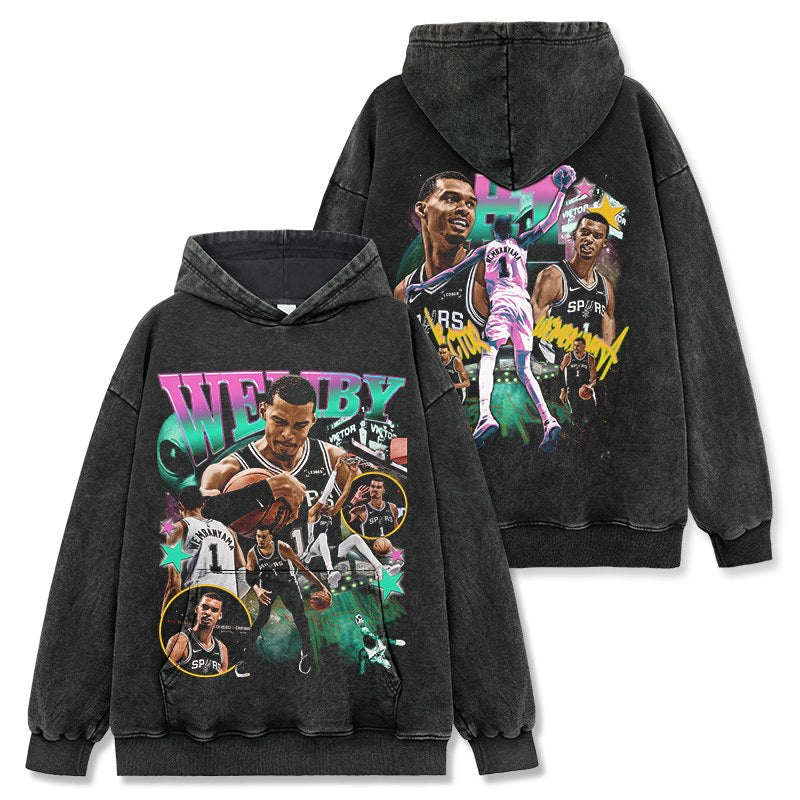 VICTOR WEMBANYAMA VINTAGE HOODIE · PRIME