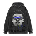 VICTOR WEMBANYAMA VINTAGE HOODIE – שחור שטוף