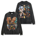 VICTOR WEMBANYAMA & JALEN BRUNSON LONG SLEEVE – שחור שטוף