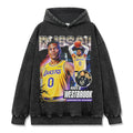 RUSSELL WESTBROOK VINTAGE HOODIE – שחור שטוף