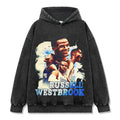 RUSSELL WESTBROOK VINTAGE HOODIE – שחור שטוף