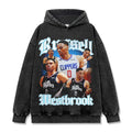 RUSSELL WESTBROOK VINTAGE HOODIE – שחור שטוף