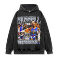 RUSSELL WESTBROOK VINTAGE HOODIE – שחור שטוף