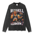 RUSSELL WESTBROOK LONG SLEEVE – שחור שטוף
