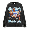 RUSSELL WESTBROOK LONG SLEEVE – שחור שטוף