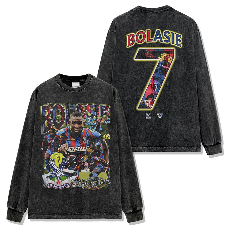 YANNICK BOLASIE LONG SLEEVE – שחור שטוף