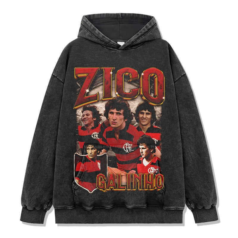 ZICO VINTAGE HOODIE – שחור שטוף