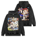 ZIDANE VINTAGE HOODIE – שחור שטוף