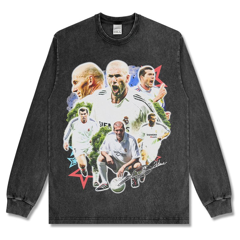 ZIDANE LONG SLEEVE – שחור שטוף
